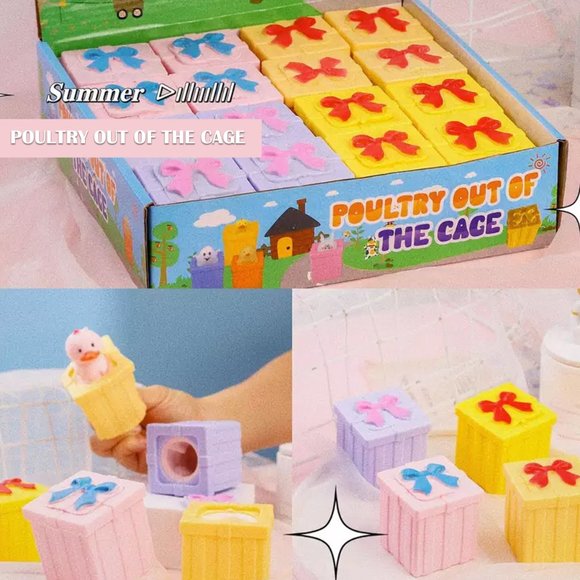 Pop Out Squeeze Cup Gift Blind Box Fidget Toy - Picture 5 of 6